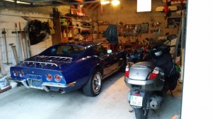 Ma Corvette dans le garage